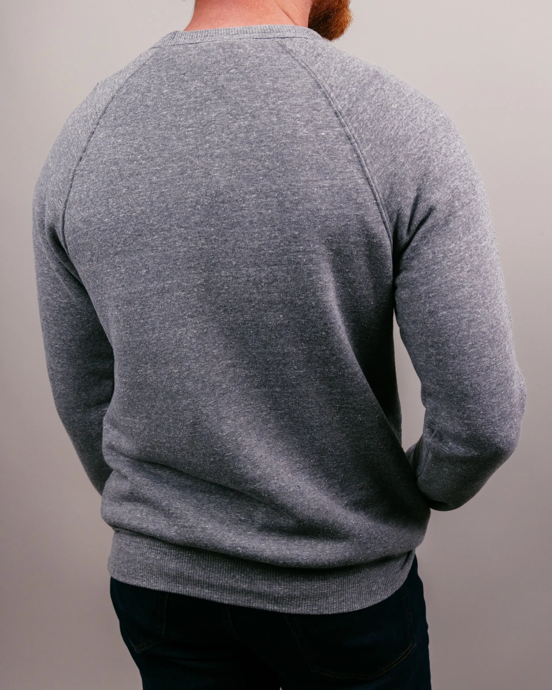 Lawrence Kansas Arch Vintage Grey Crewneck