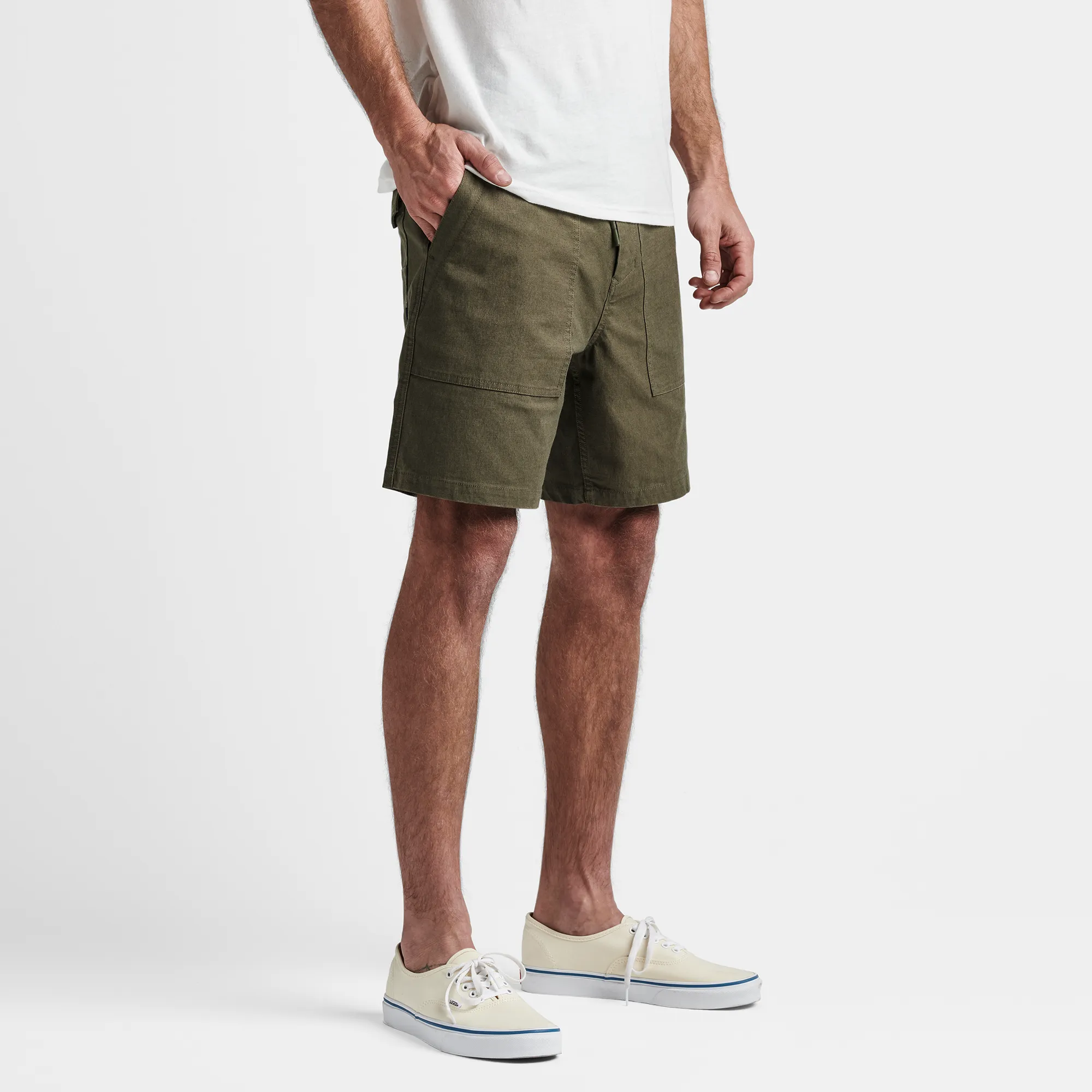 Layover Utility Shorts - Military