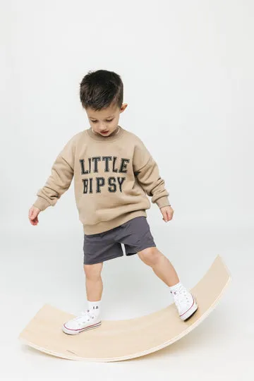 LB COLLEGIATE CREWNECK - TAN
