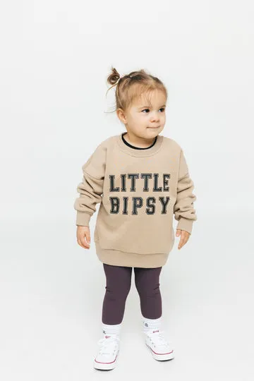LB COLLEGIATE CREWNECK - TAN