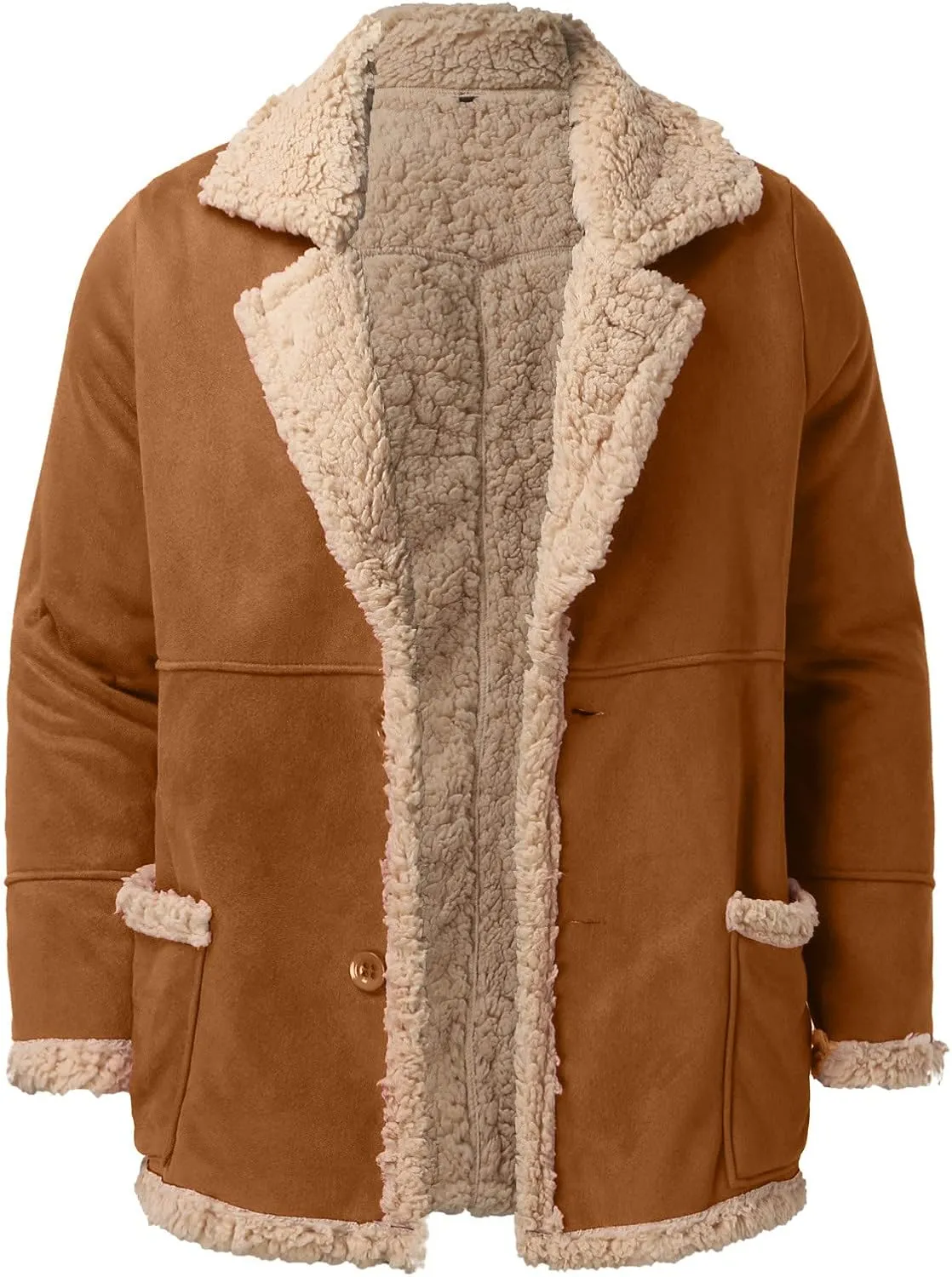 LCMTWX Winter Coats for Men Jacket Coat Leisure Plus Size Hat Zip Pocket Cotton-Padded Warm Soft Hooded Jacket Coat Men's
