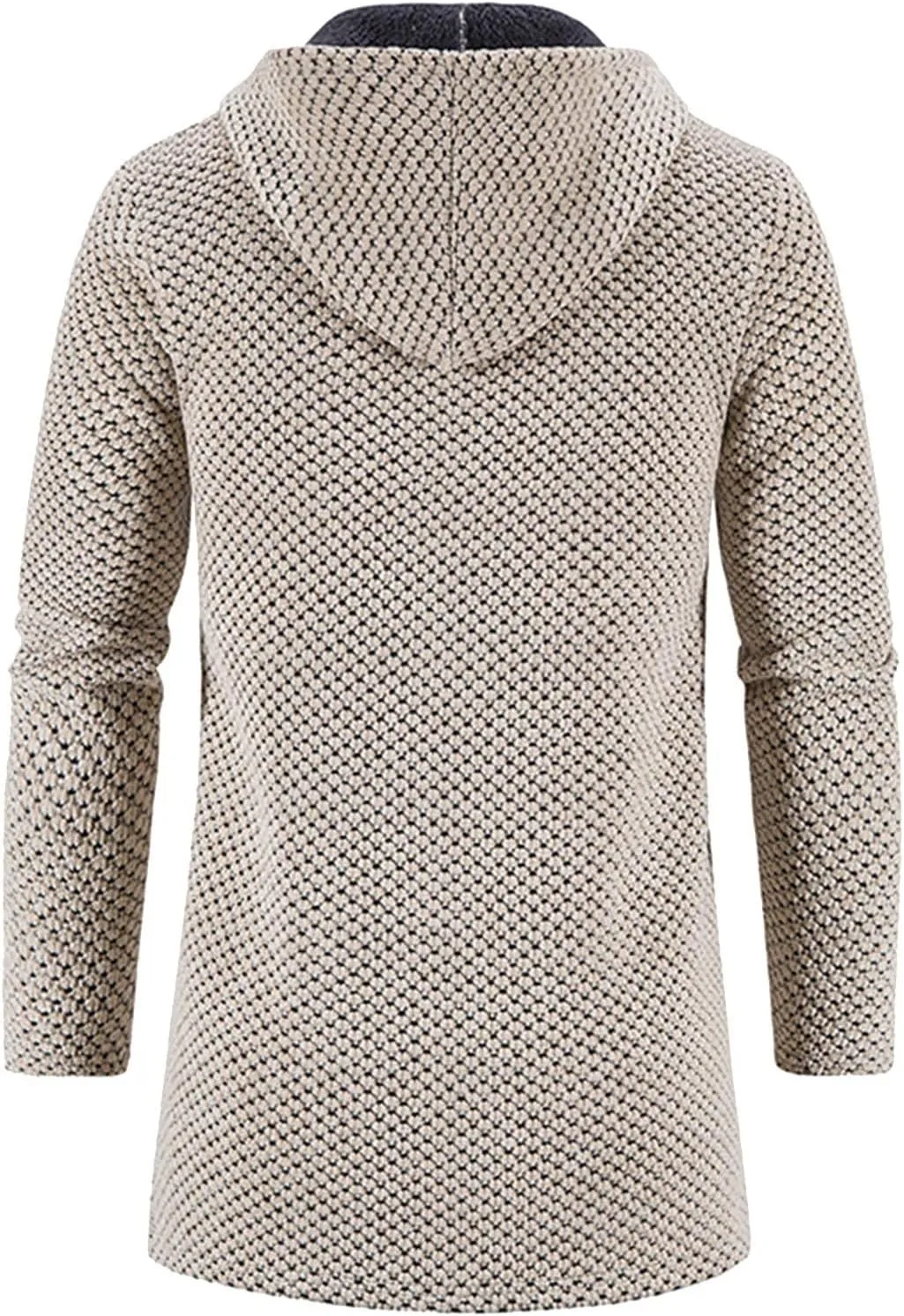 LCMTWX Winter Coats For Men with Trim Wool Short Jacket Lapel Splice Solid Warm Slim Overcoat Big Pockets Jackets For Men