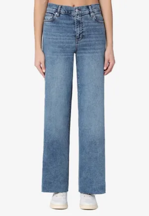 Le Slim Palazzo Wide-Leg Jeans