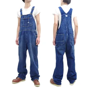 Lee Overalls Men's Casual Fashion Bib Overall High-Back LM7254 LM7254-2136 Mid-Wash Faded Blue
