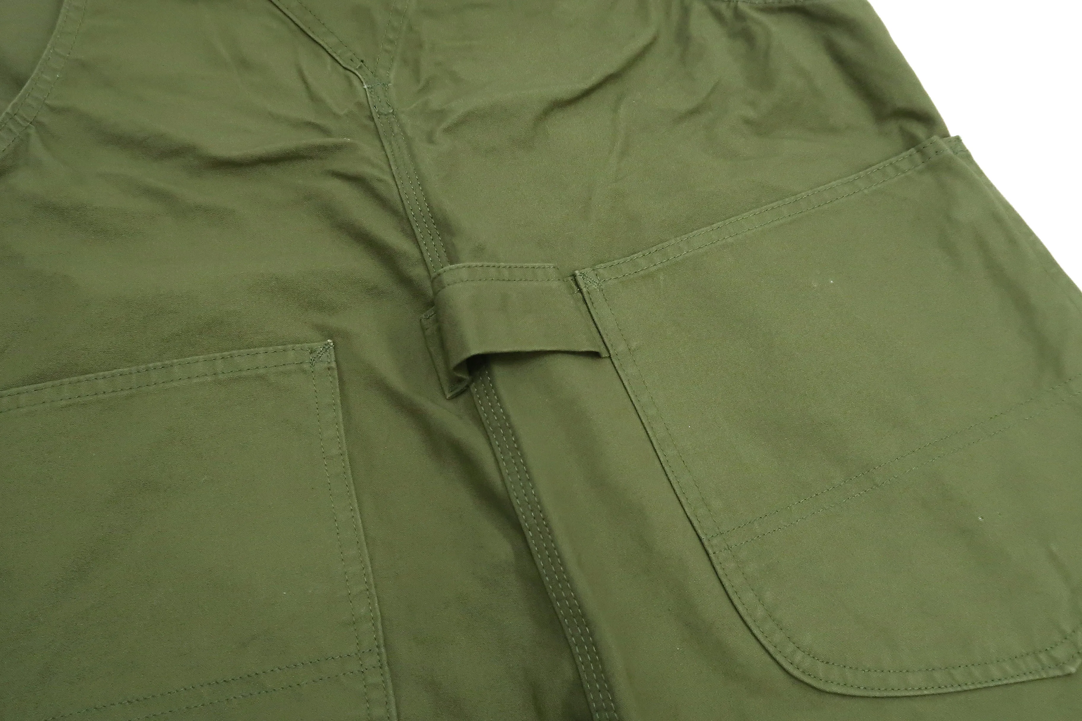 Lee Overalls Men's Casual Fashion Double Knee Duck Canvas Bib Overall High-Back LM8605 LM8605-121 Olive