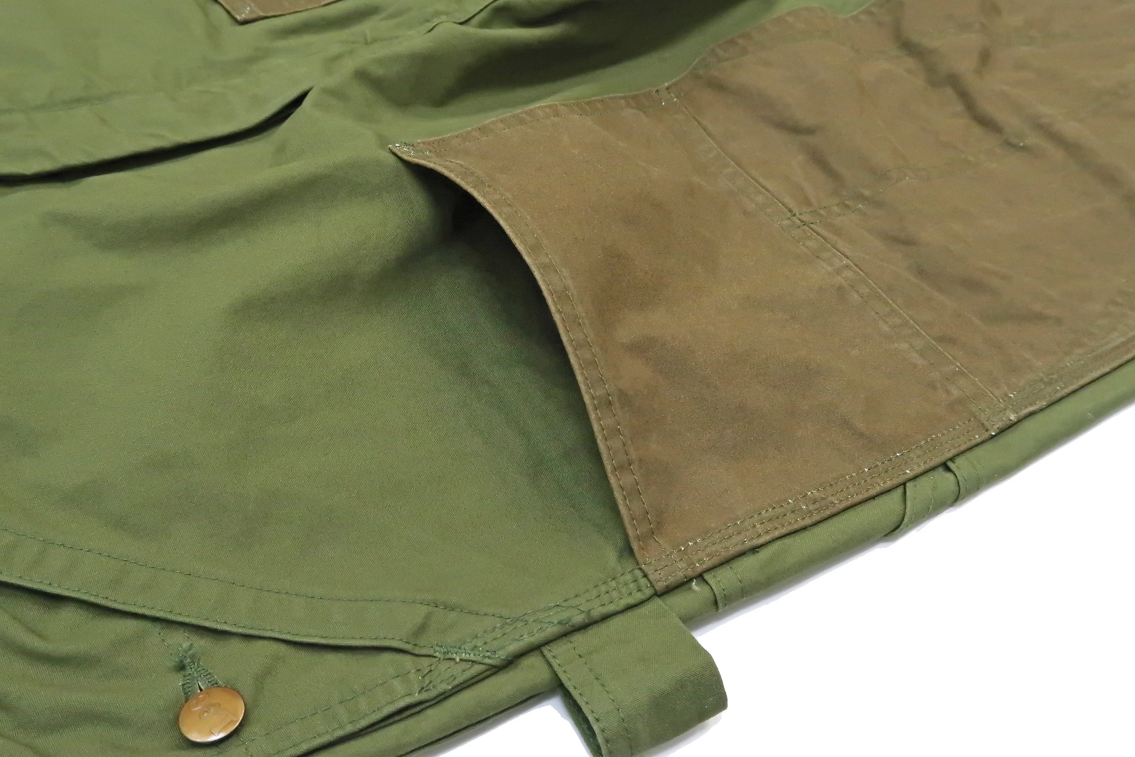 Lee Overalls Men's Casual Fashion Double Knee Duck Canvas Bib Overall High-Back LM8605 LM8605-121 Olive