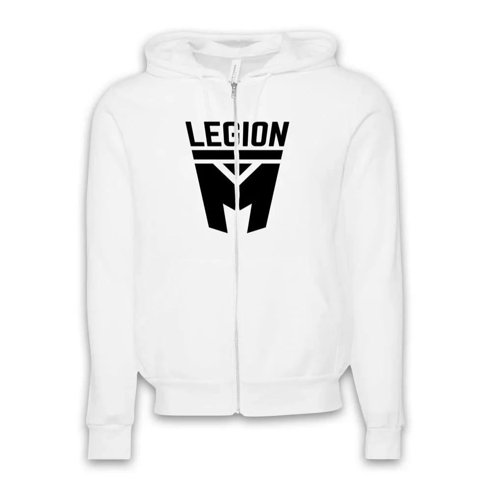 LEGION M - Black Shield Zip-Up Hoodies