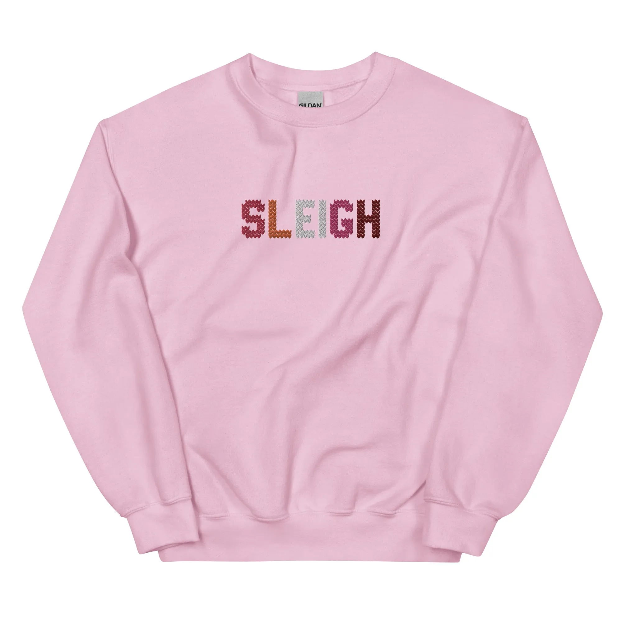 Lesbian Sleigh Embroidered Sweatshirt