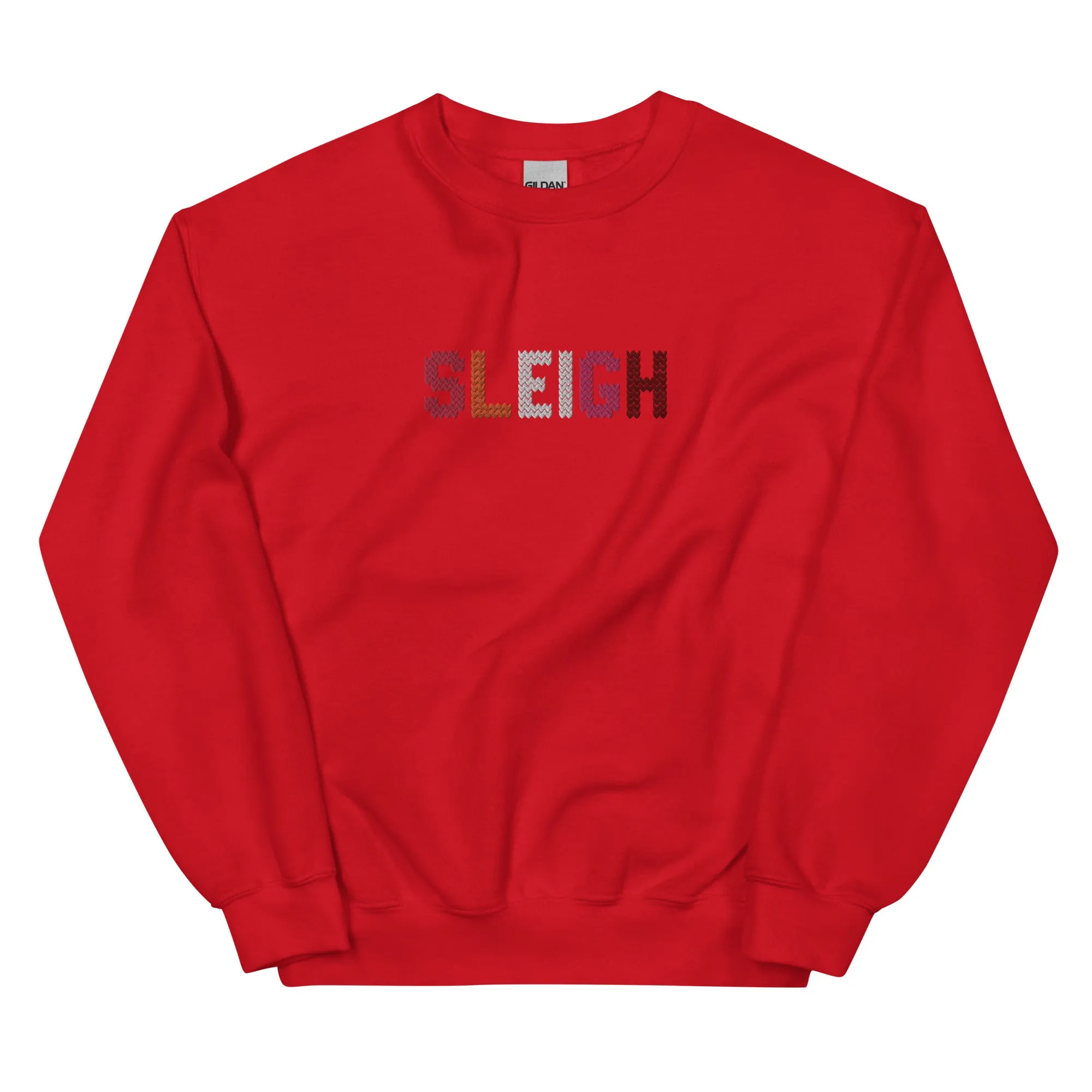 Lesbian Sleigh Embroidered Sweatshirt