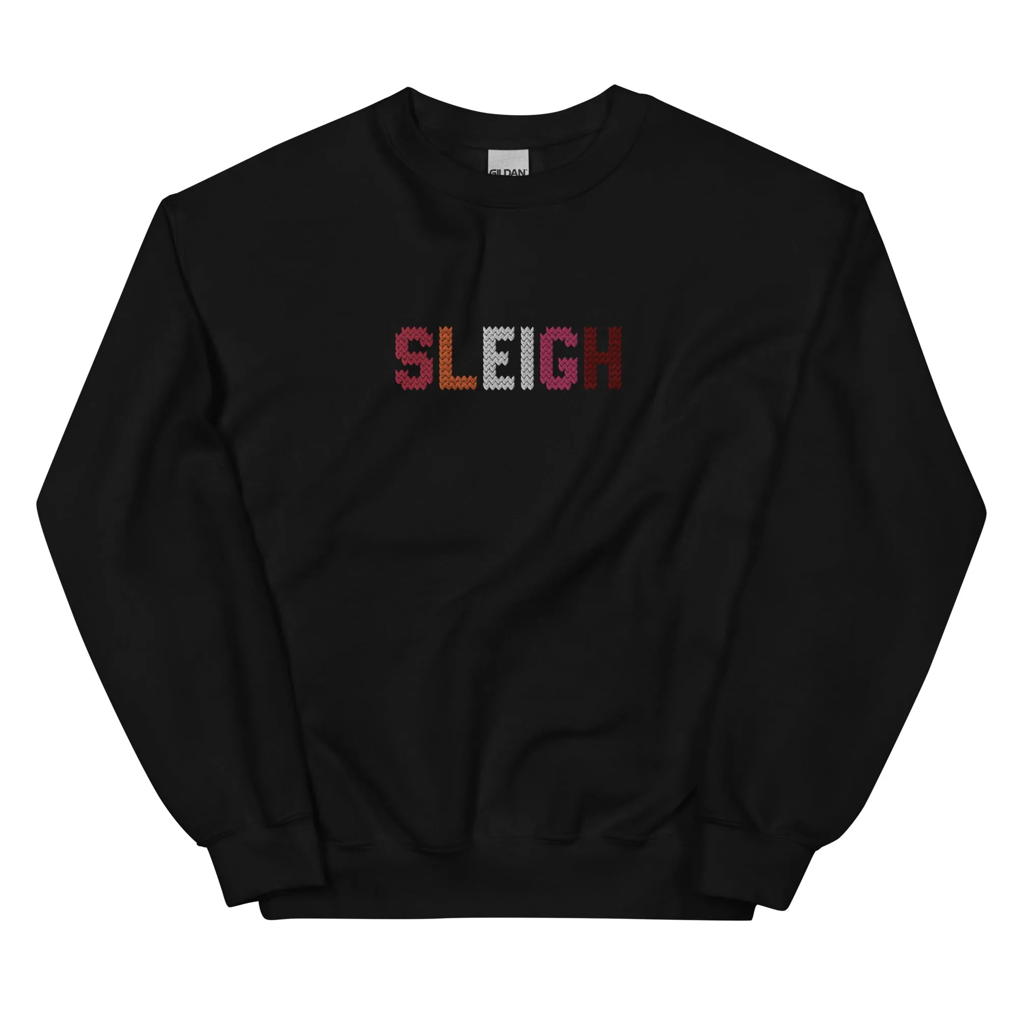 Lesbian Sleigh Embroidered Sweatshirt