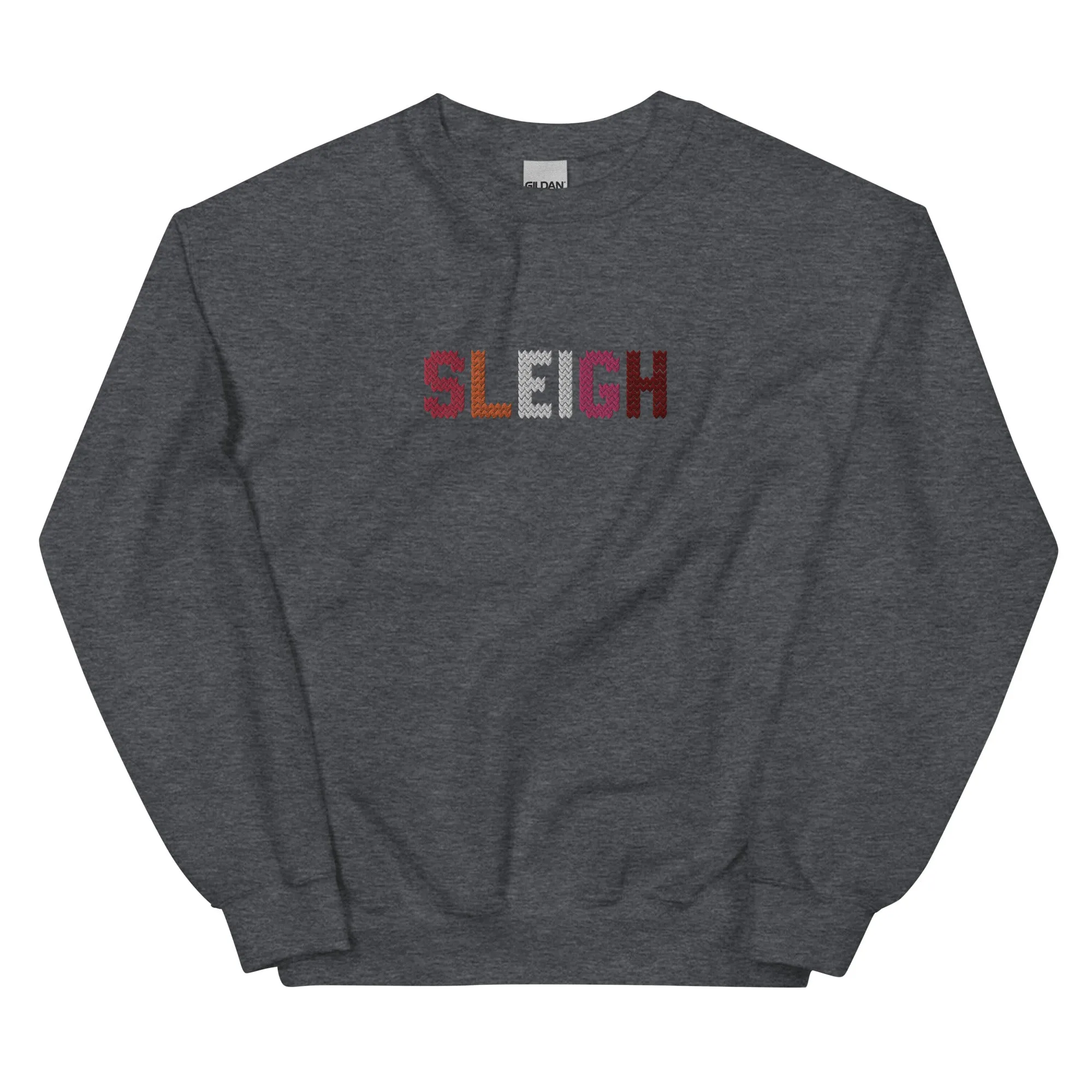 Lesbian Sleigh Embroidered Sweatshirt