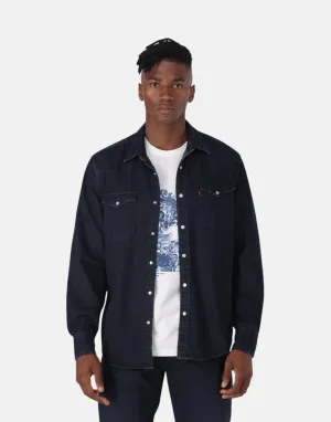 Levi's Classic Western Standard Blue Black Overdyed Shirt