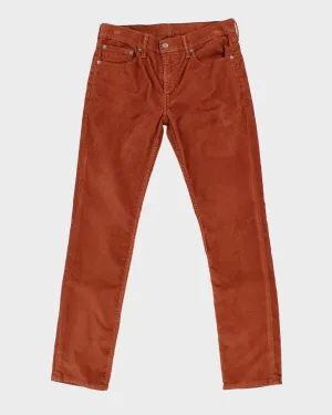 Levi's White Tab Brown Corduroy Trousers - W32 L32