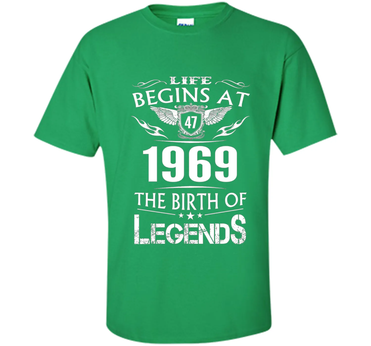 Life Begin At 47- 1969 Birth Legends 48th Birthday T-shirts