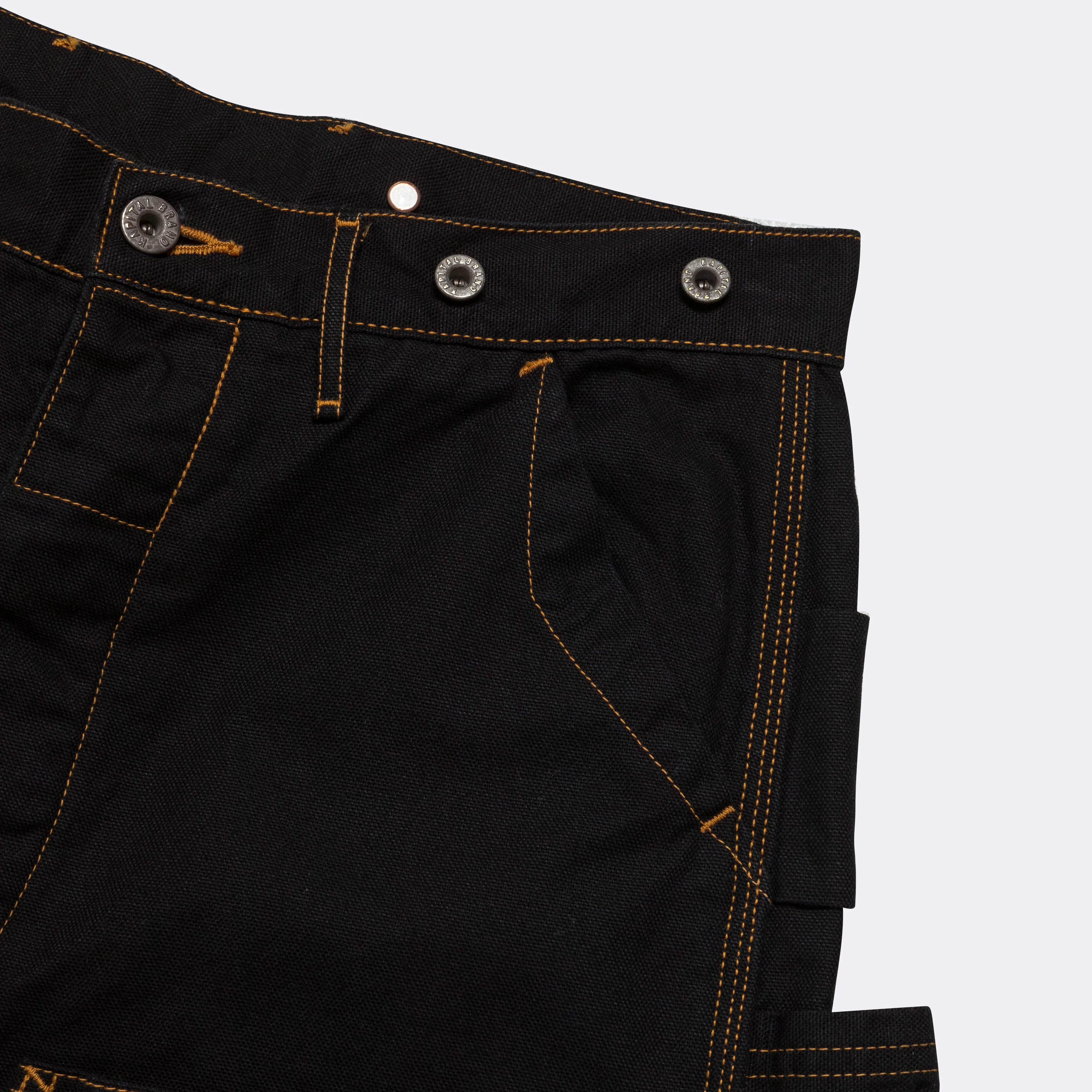 Light Canvas LUMBER Pants - Black