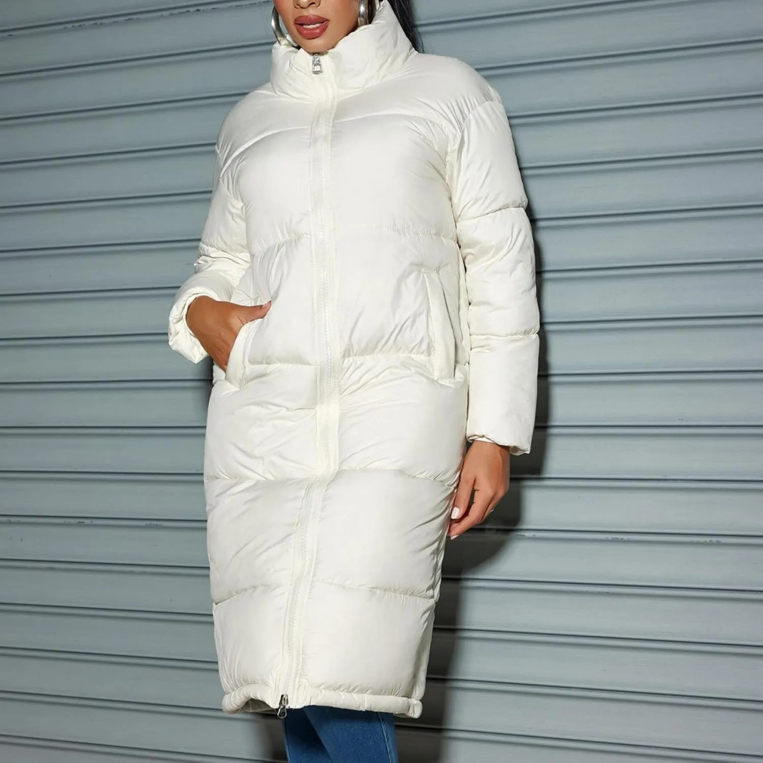 Lightweight down Jacket for Women Windbreak Packable Quilted Puffer Coats Ladies Plus Size Padded Jackets Outerwear