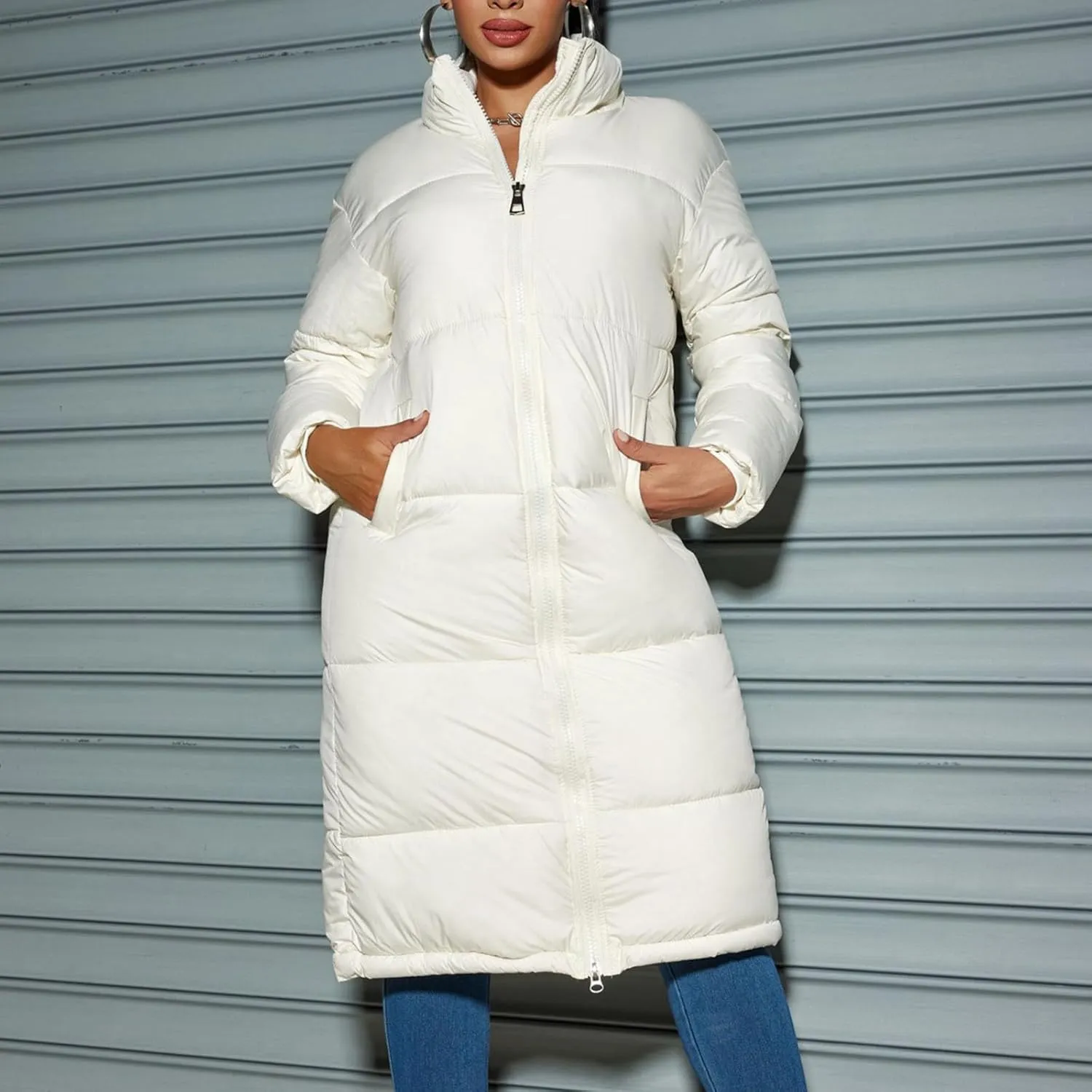 Lightweight down Jacket for Women Windbreak Packable Quilted Puffer Coats Ladies Plus Size Padded Jackets Outerwear