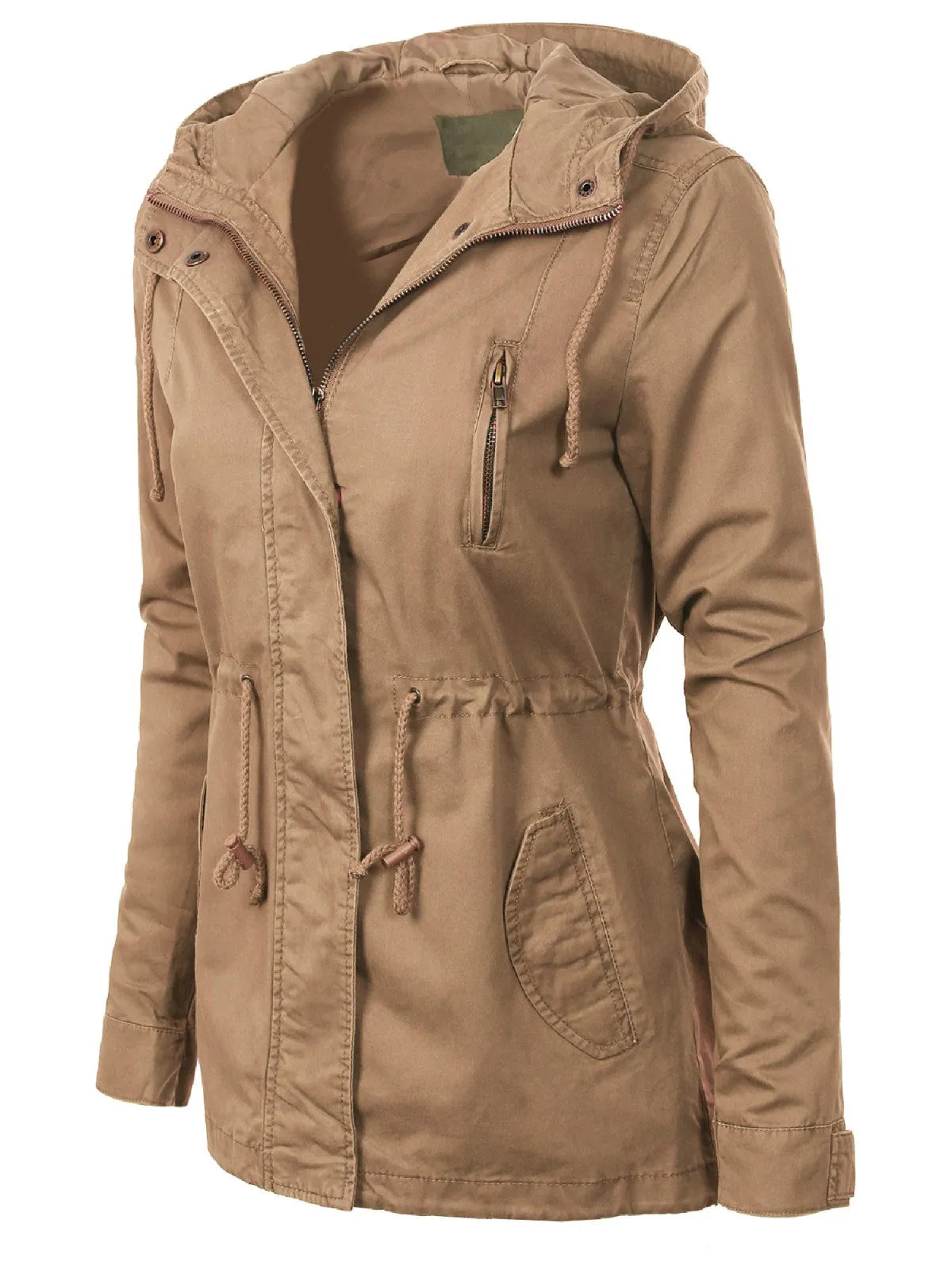 Lightweight Military Safari Anorak Utility Hoodie Jacket