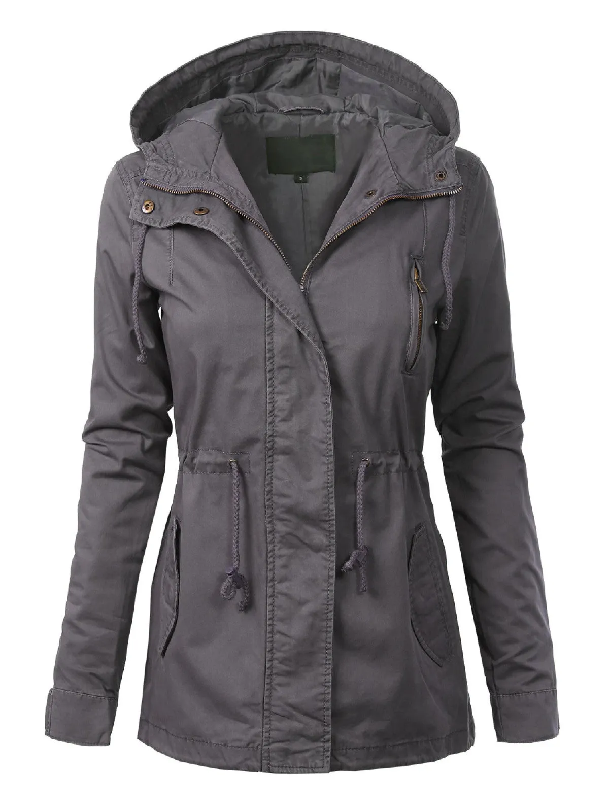 Lightweight Military Safari Anorak Utility Hoodie Jacket