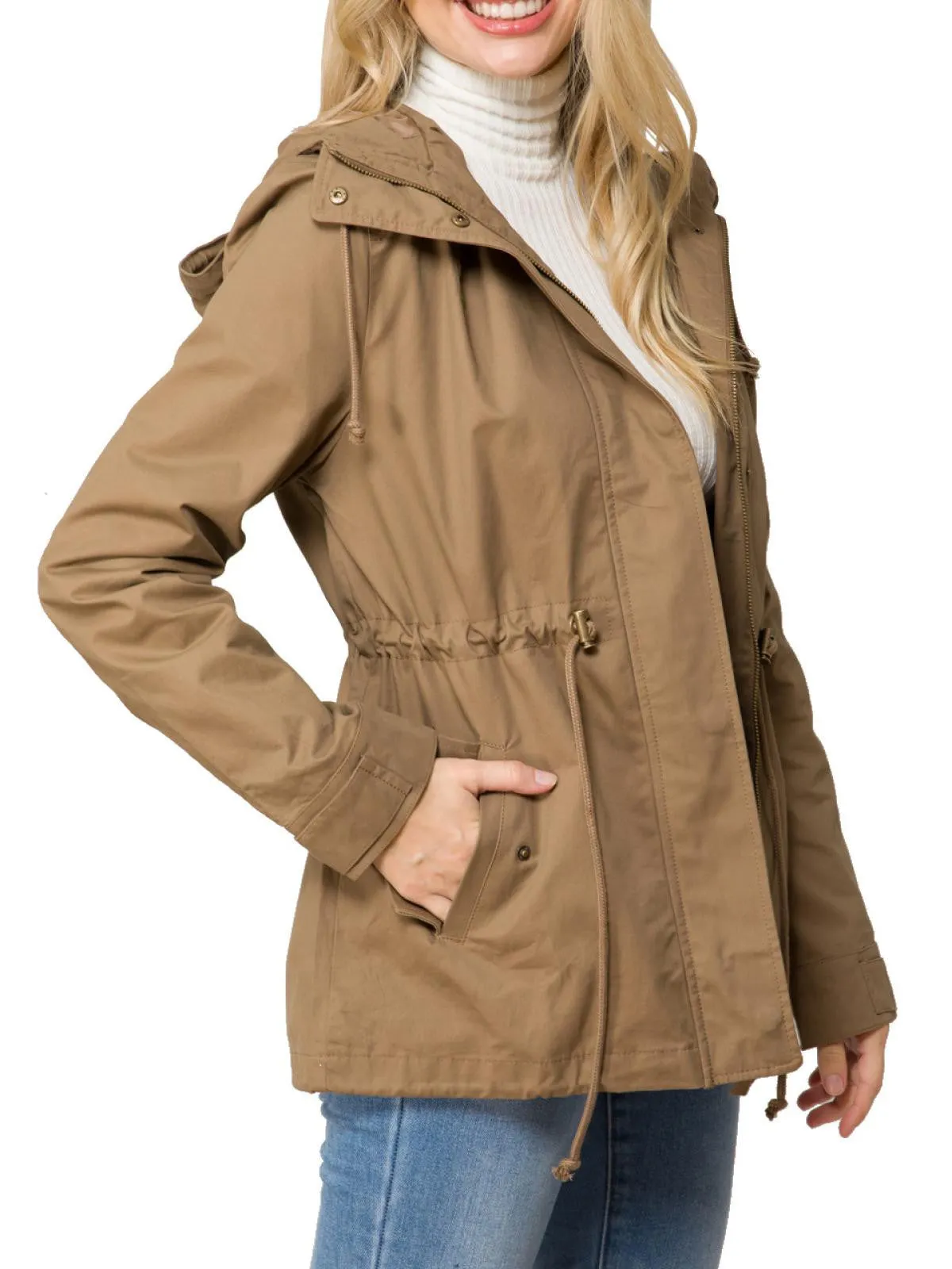 Lightweight Military Safari Anorak Utility Hoodie Jacket