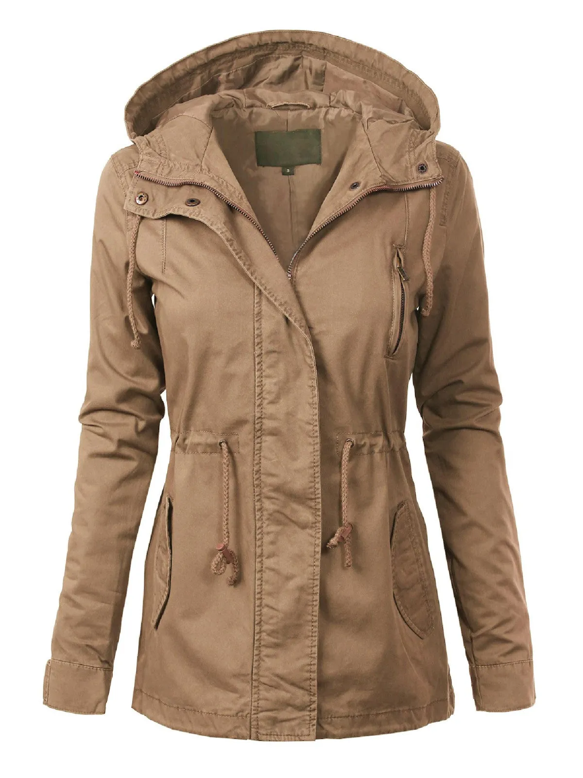 Lightweight Military Safari Anorak Utility Hoodie Jacket