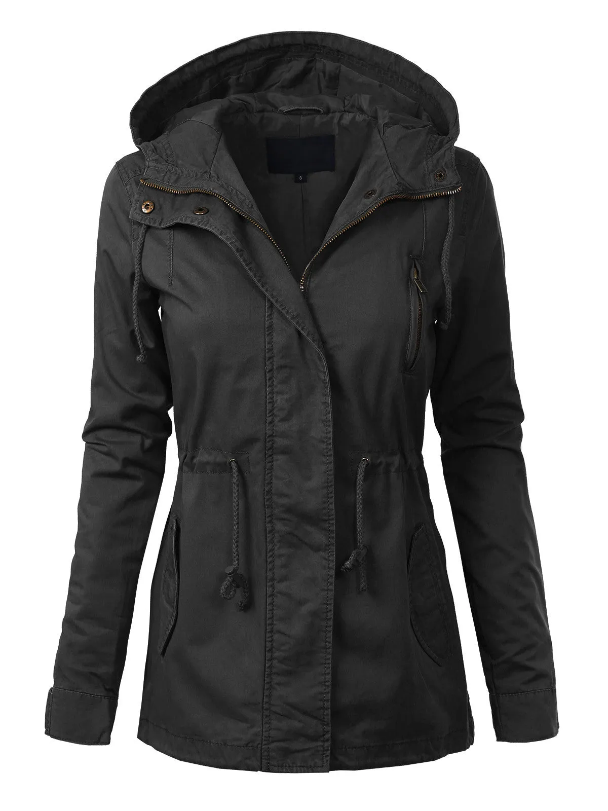 Lightweight Military Safari Anorak Utility Hoodie Jacket