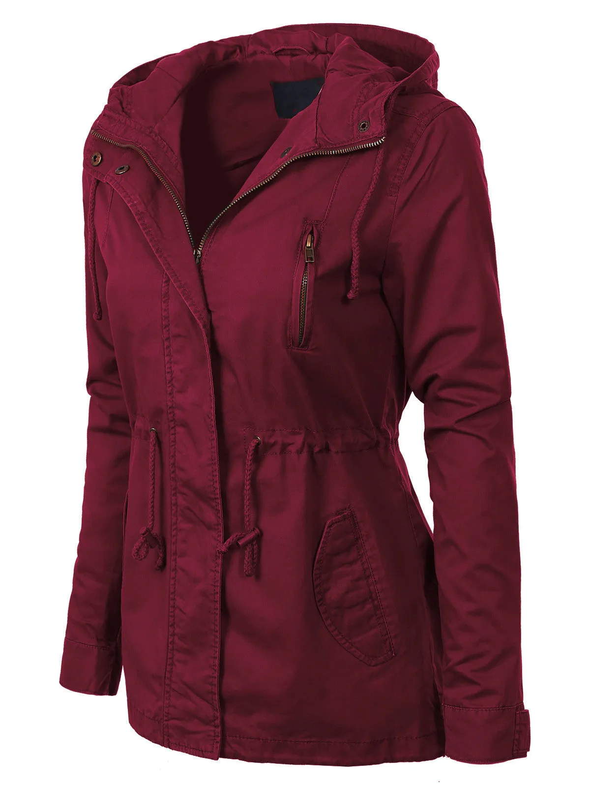 Lightweight Military Safari Anorak Utility Hoodie Jacket