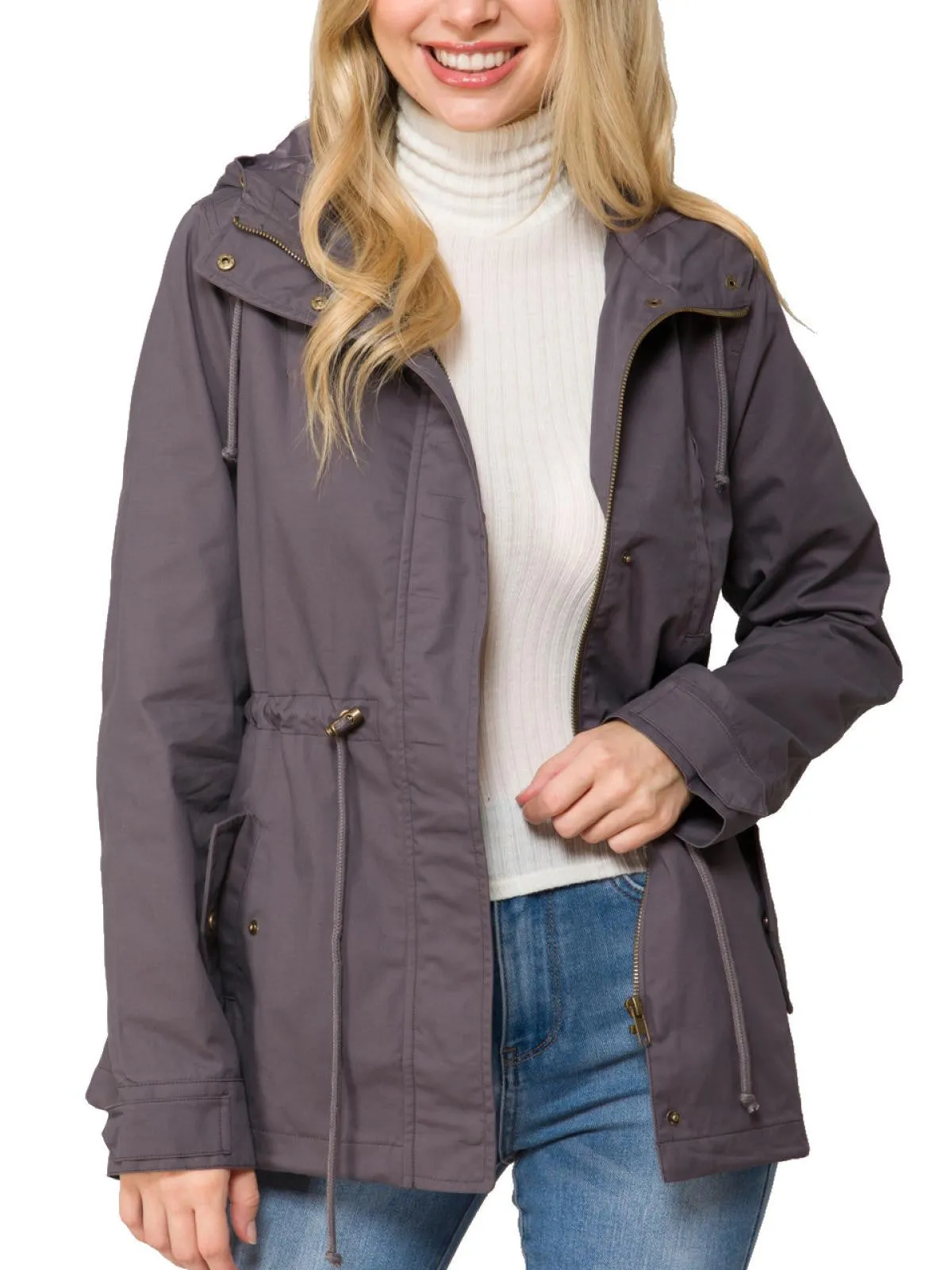 Lightweight Military Safari Anorak Utility Hoodie Jacket