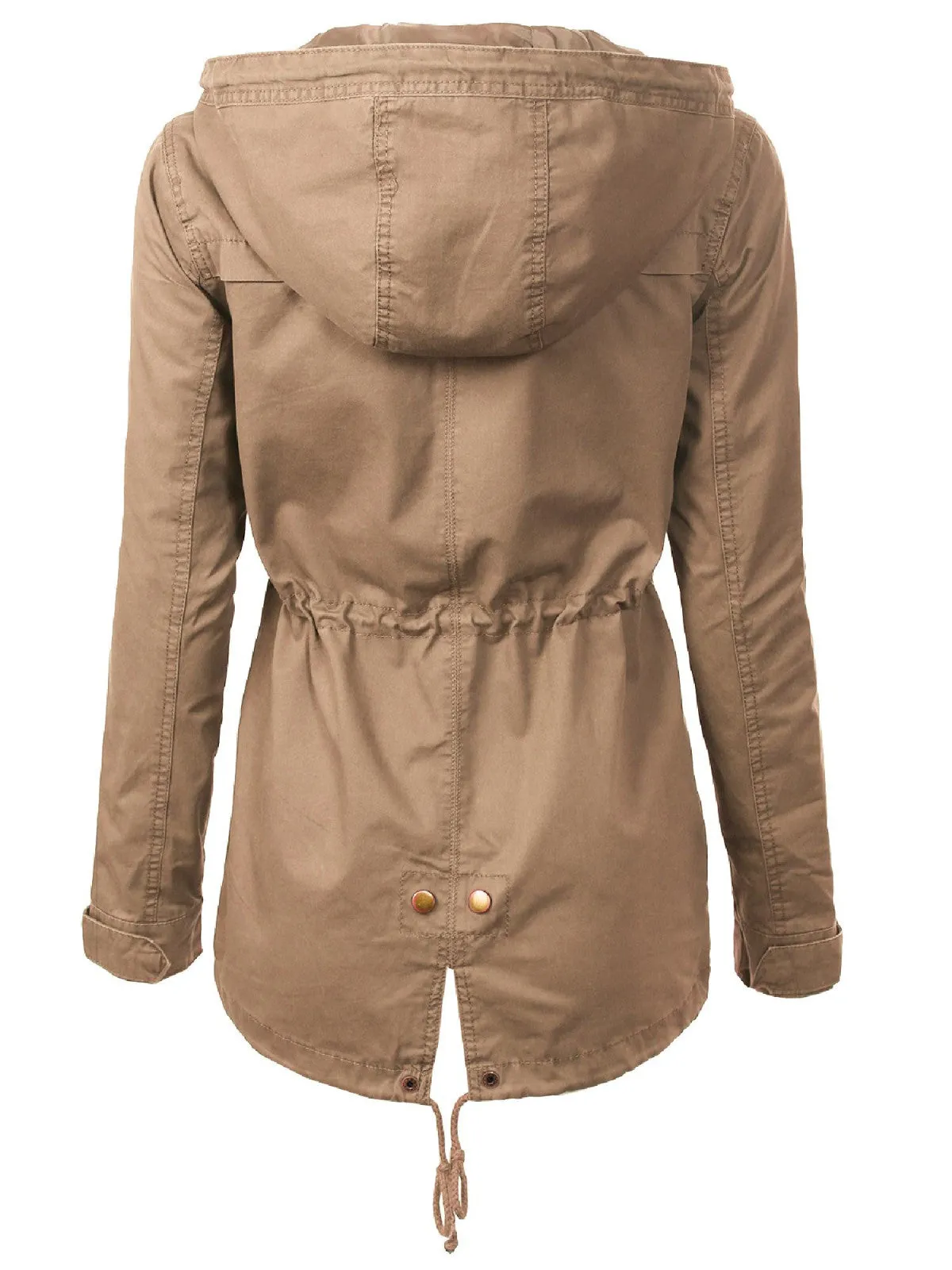 Lightweight Military Safari Anorak Utility Hoodie Jacket