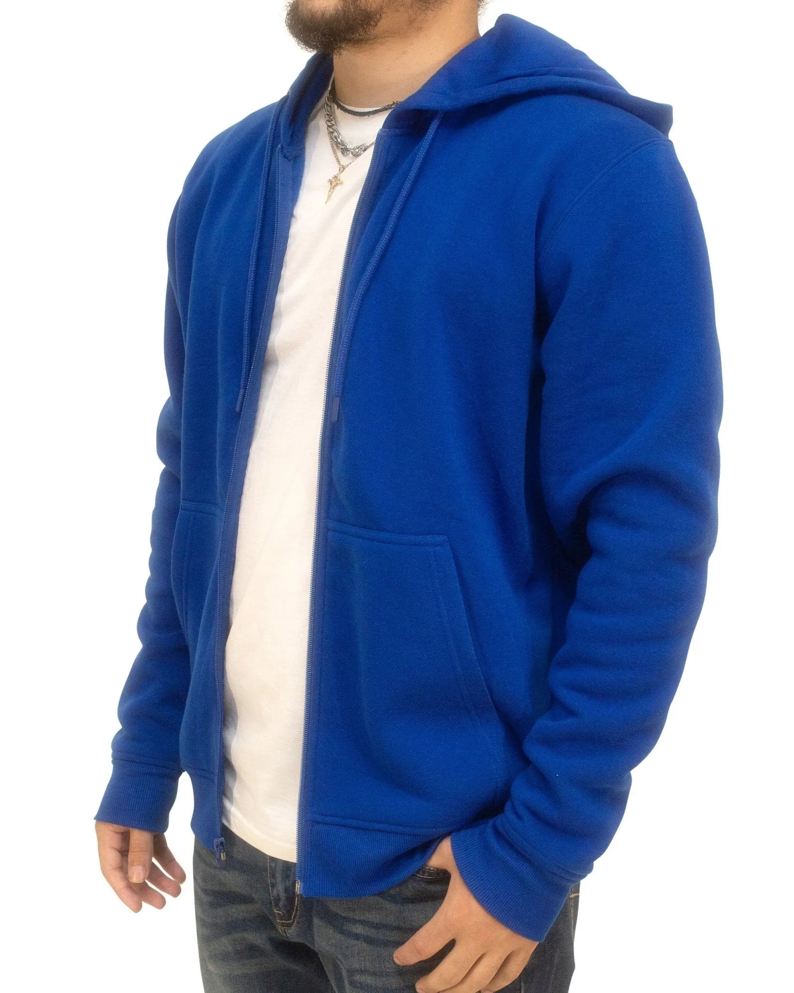Lightweight Zip Hoodie – Soft Fleece, Perfect for Layering