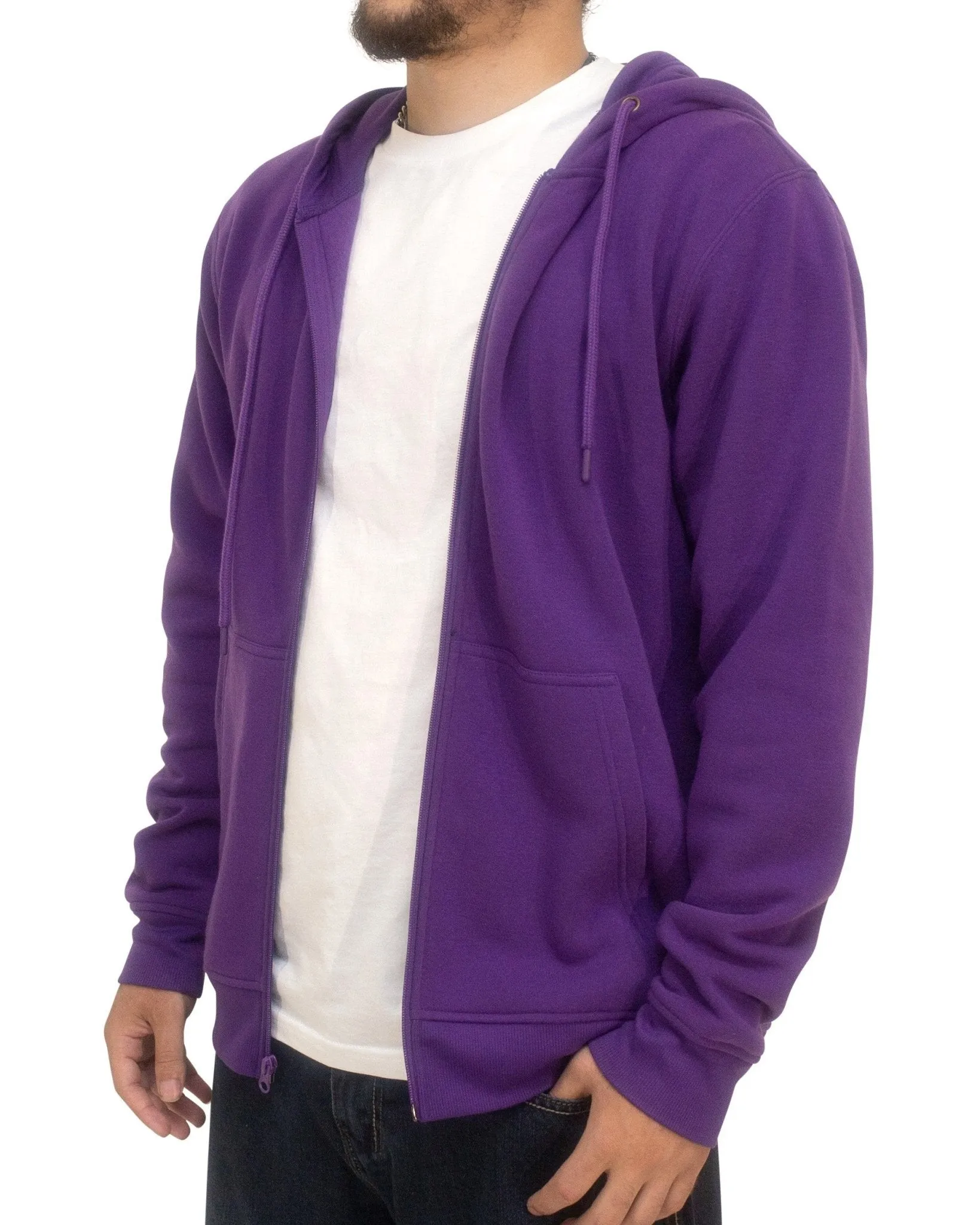 Lightweight Zip Hoodie – Soft Fleece, Perfect for Layering