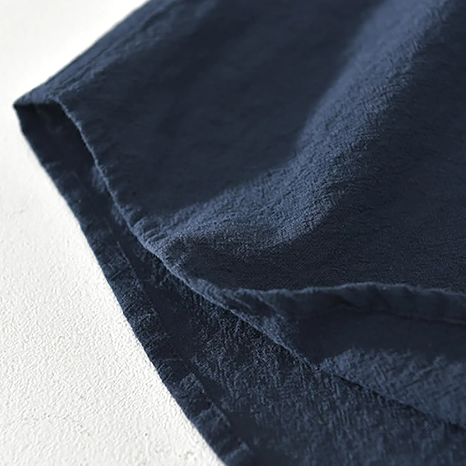 Linen Shirts for Men Button Down Linen Short Sleeve Casual Tunic Vacation Loose Lightweight Tank Top Regular Fit