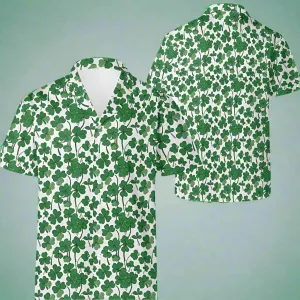 Little Clover Mens Casual Hawaiian Shirt