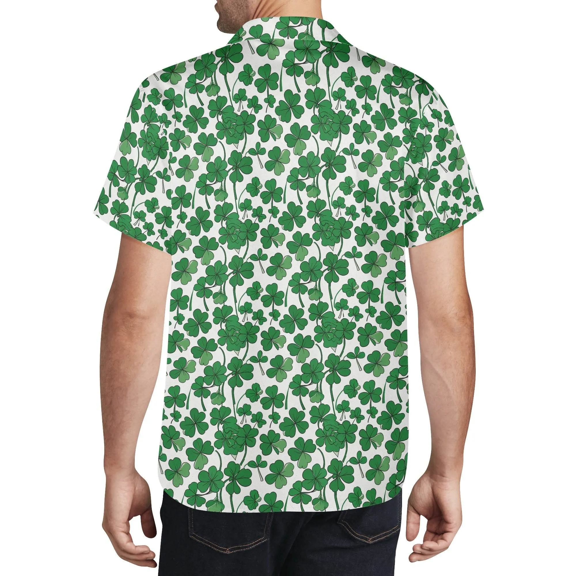 Little Clover Mens Casual Hawaiian Shirt