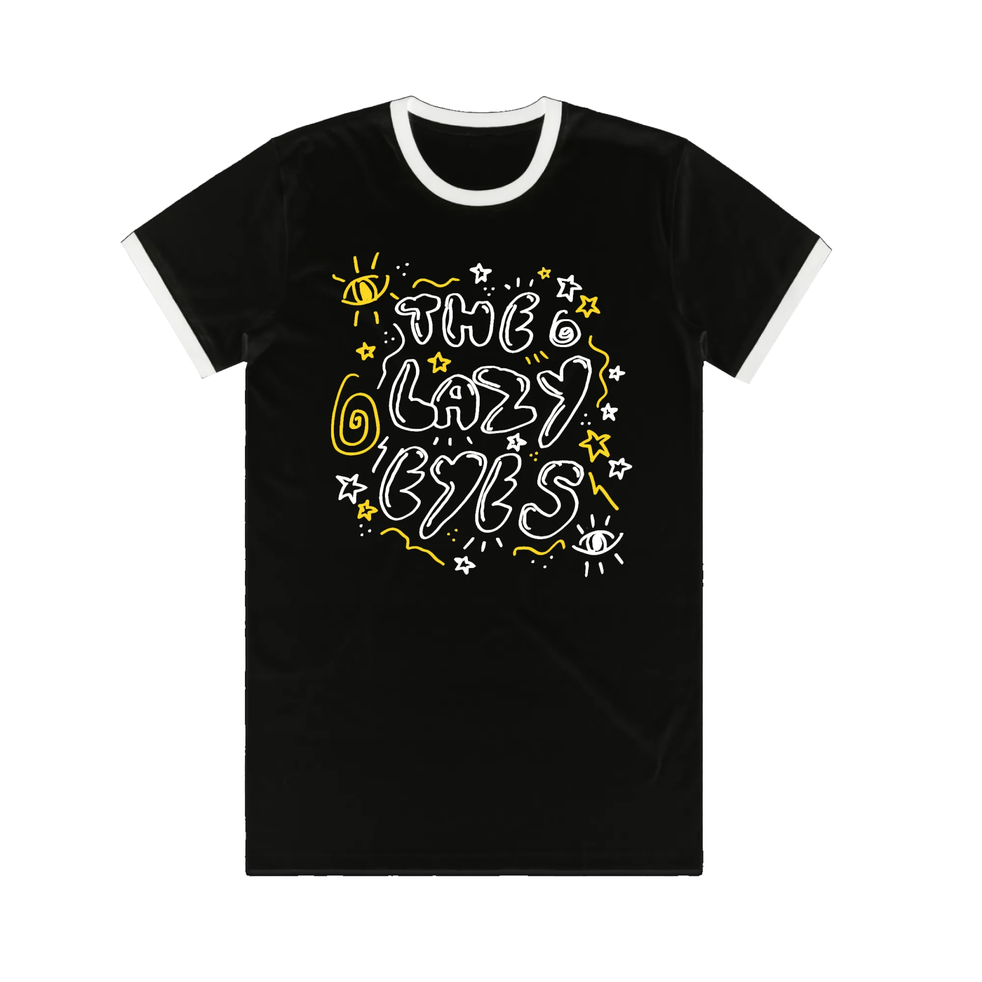 Logo / Black Ringer T-shirt
