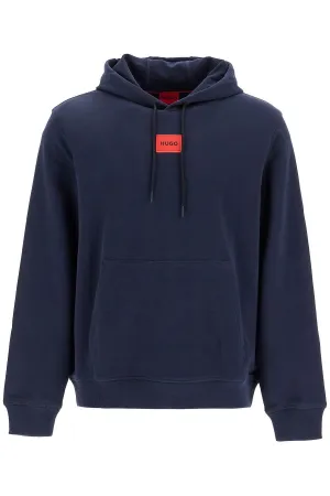 logo patch hoodie 50458700 DARK BLUE