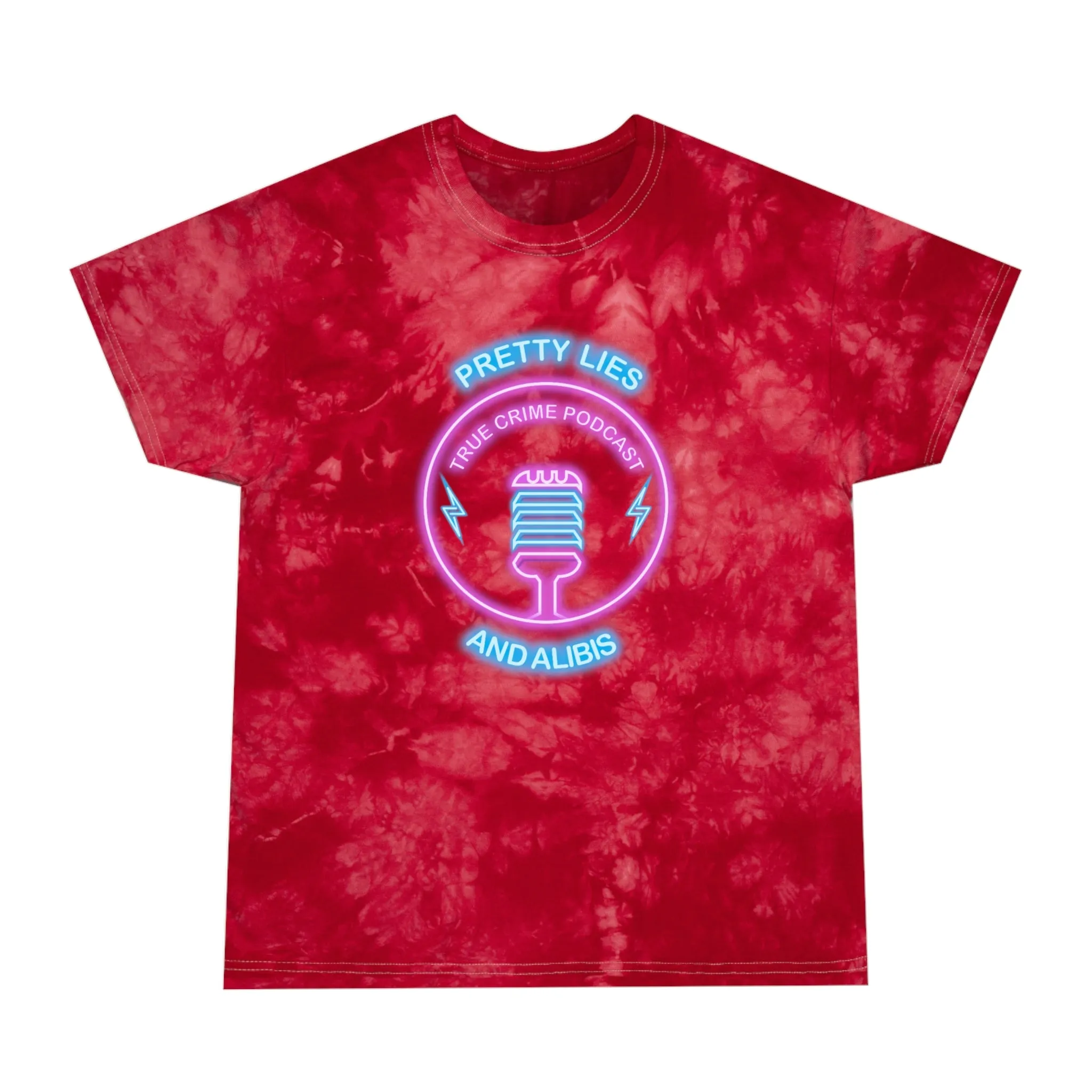 Logo Tie-Dye Tee, Crystal