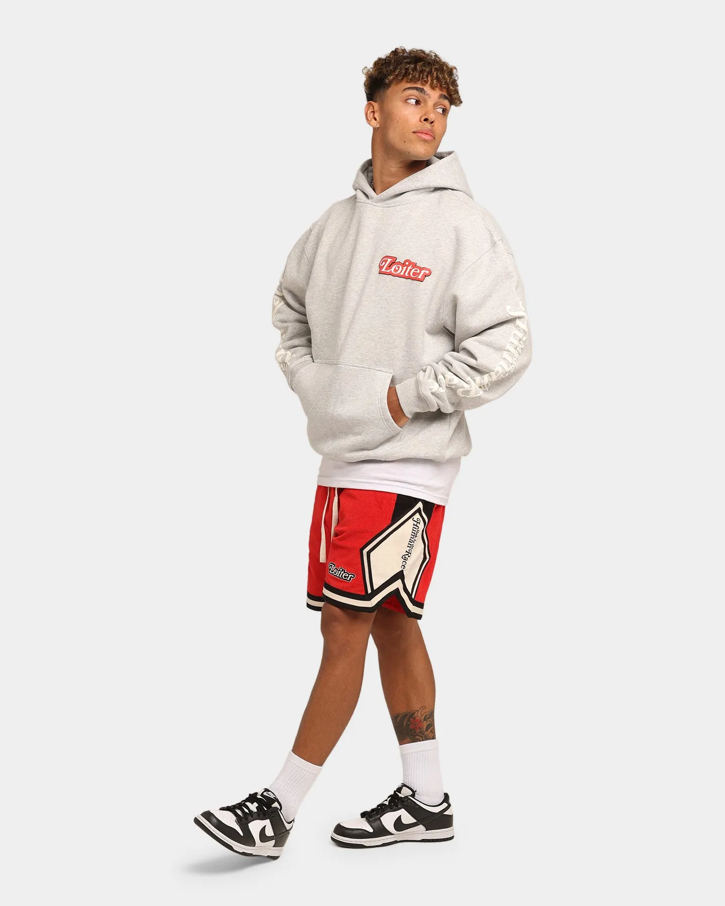 Loiter Carter Corduroy Basketball Shorts Red