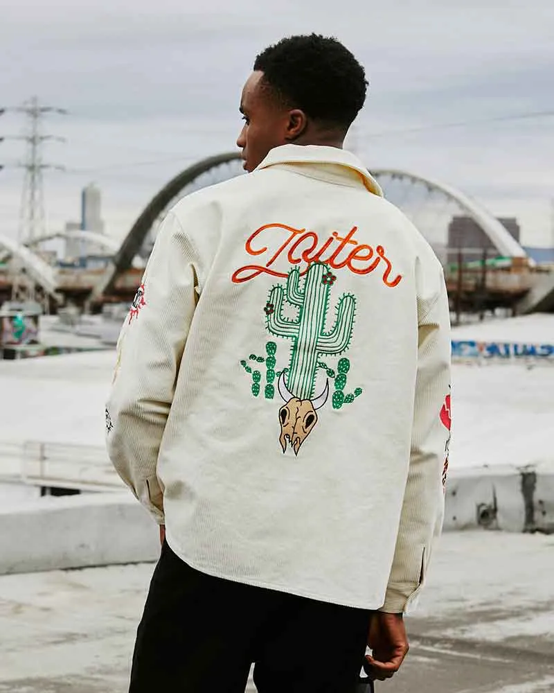 Loiter Rodeo Corduroy Shirt Off White