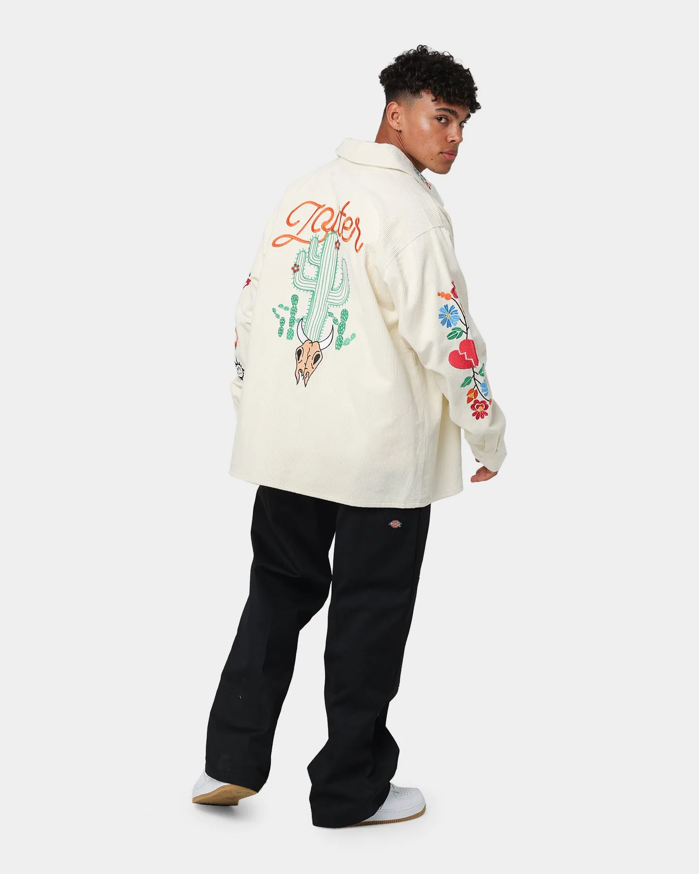 Loiter Rodeo Corduroy Shirt Off White