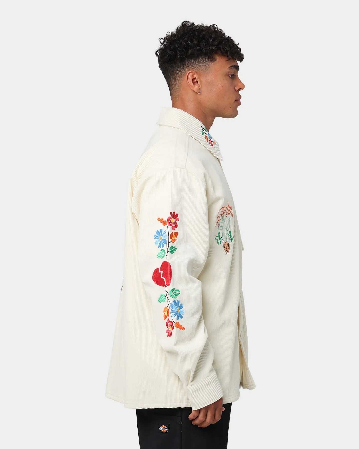 Loiter Rodeo Corduroy Shirt Off White