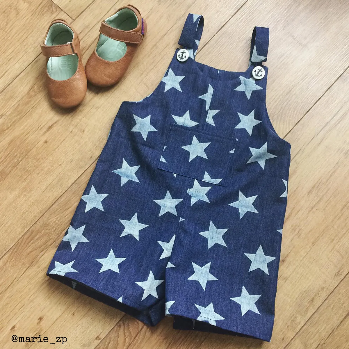 LONDON Dress & Short Overalls - Girl 6-4Y - PDF Sewing Pattern