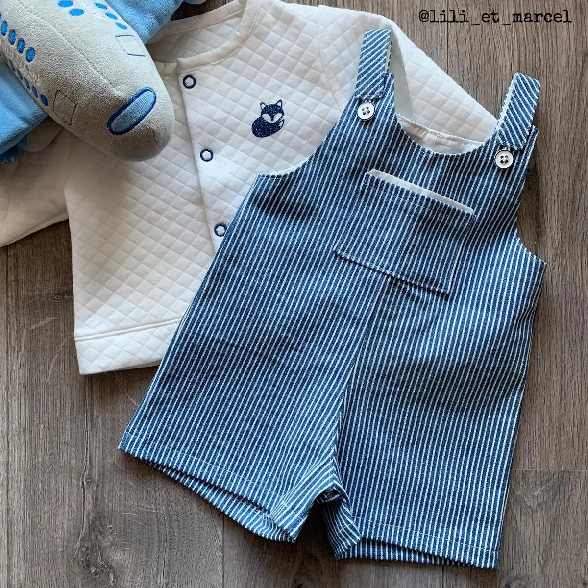 LONDON Dress & Short Overalls - Girl 6-4Y - PDF Sewing Pattern