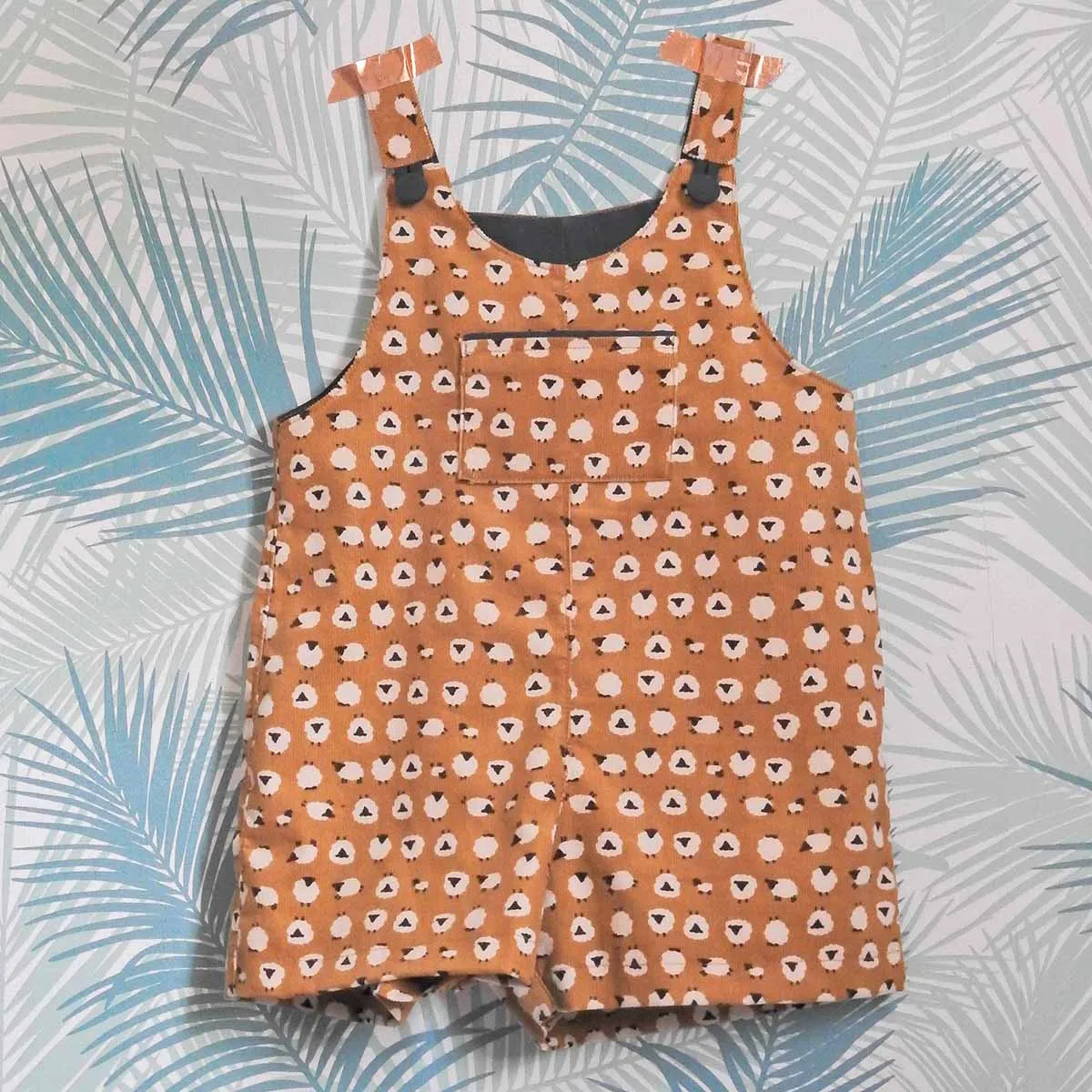 LONDON Dress & Short Overalls - Girl 6-4Y - PDF Sewing Pattern