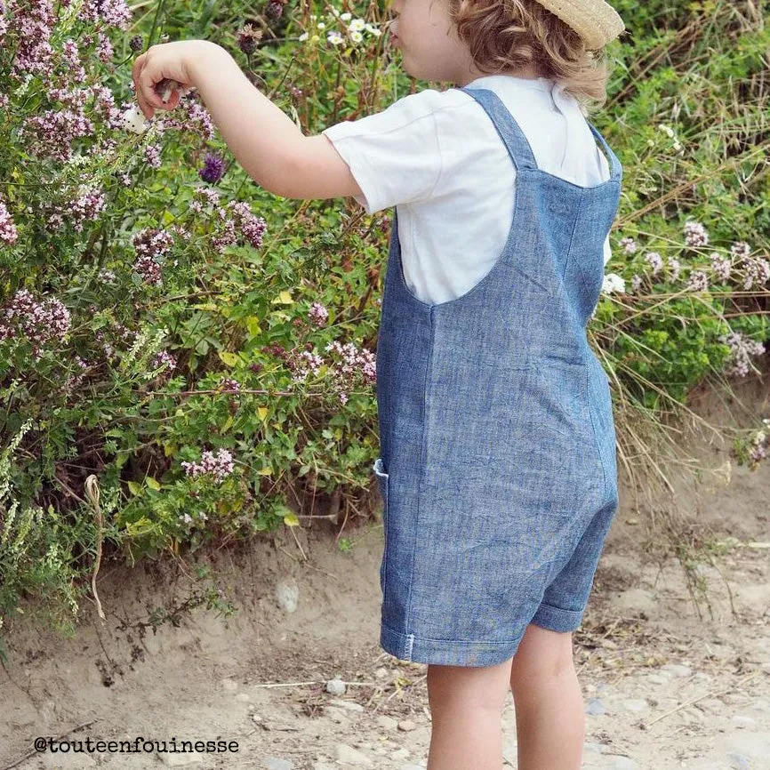 LONDON Dress & Short Overalls - Girl 6-4Y - PDF Sewing Pattern