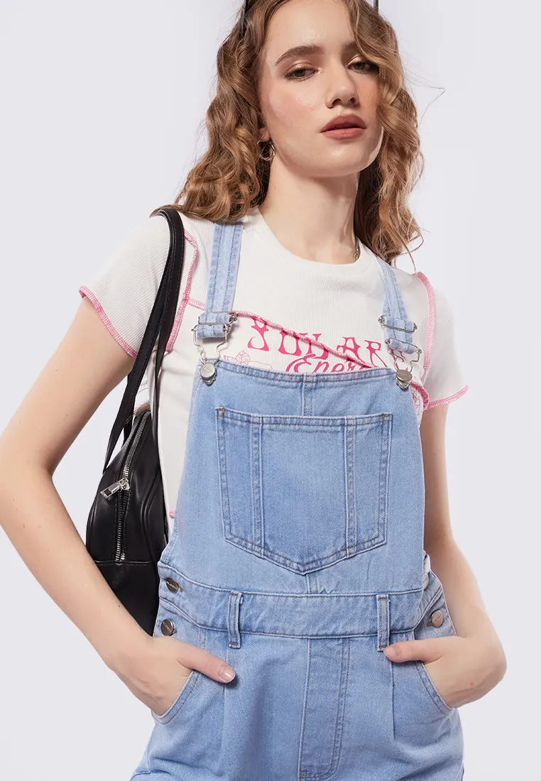 Long Denim Dungaree