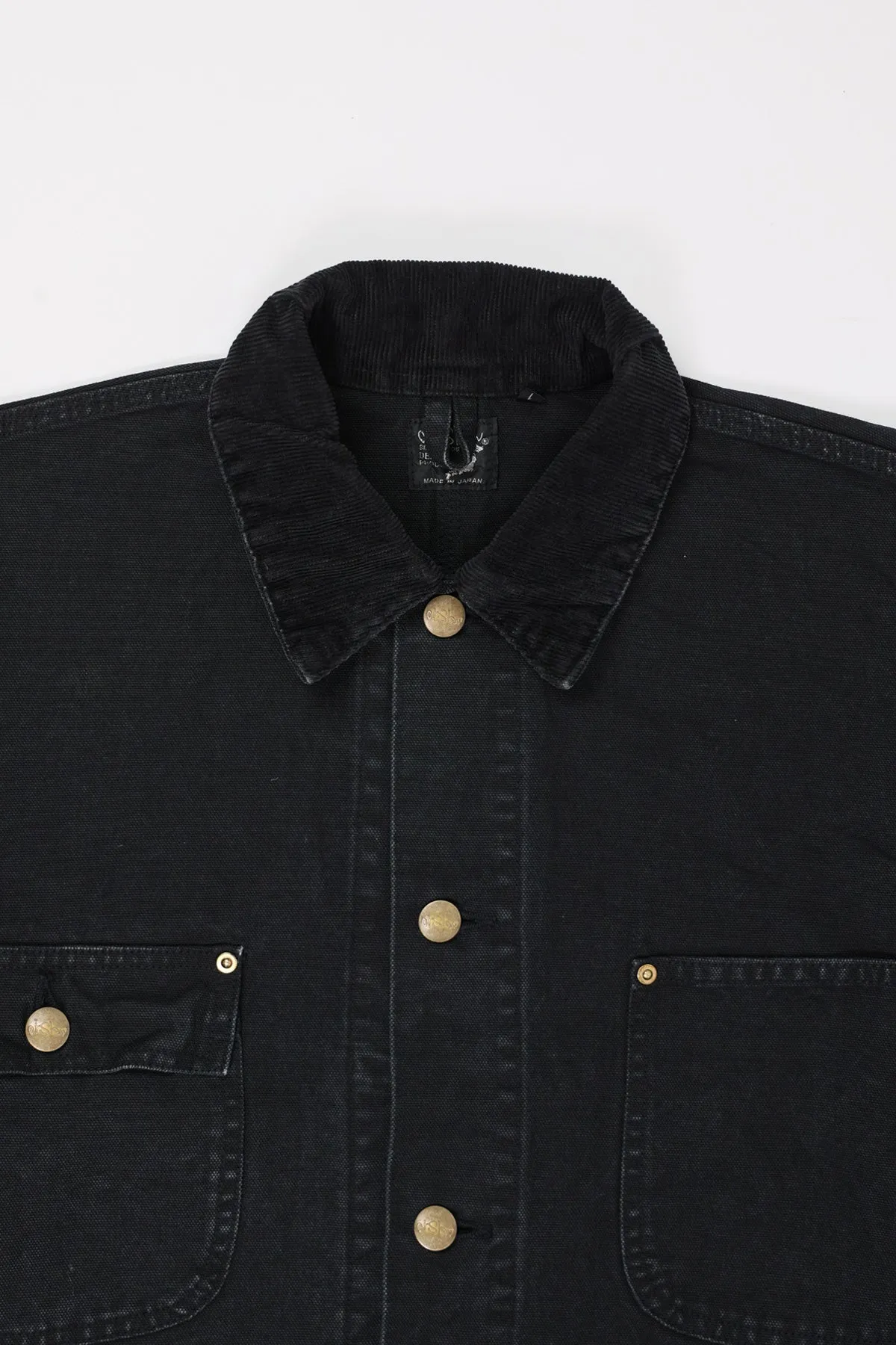 Loose Fit Oxford Coverall - Black