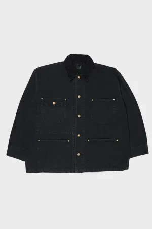 Loose Fit Oxford Coverall - Black