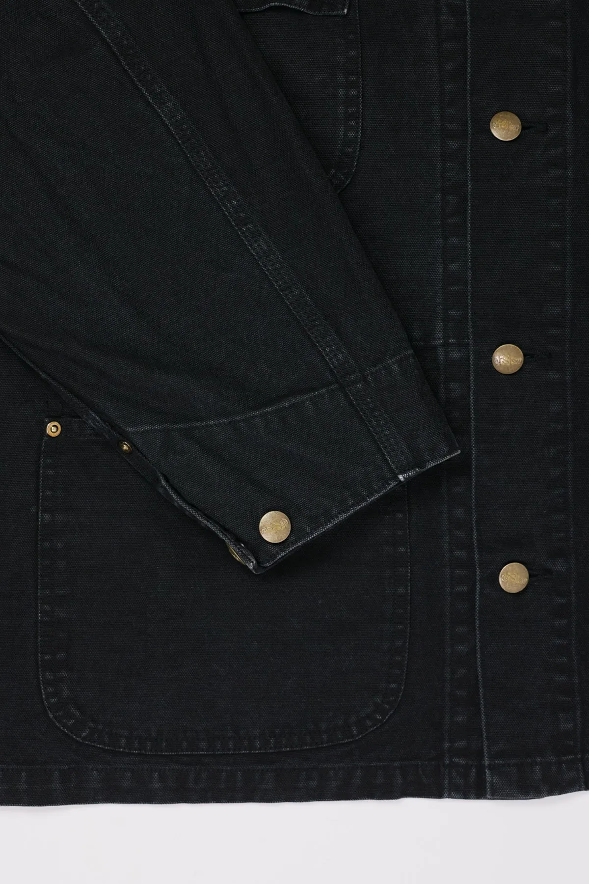 Loose Fit Oxford Coverall - Black