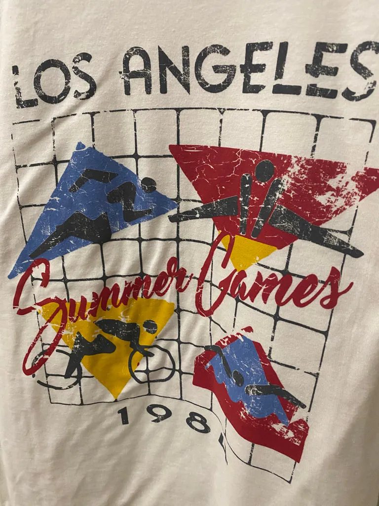 Los Angeles Summer games 1984  Ringer Vintage unisex T-Shirt
